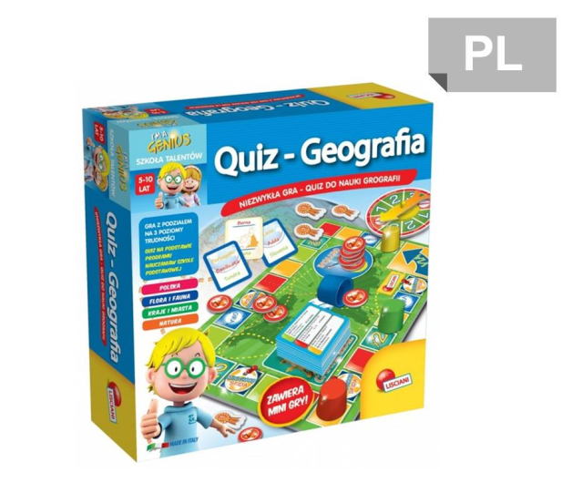 Lisciani Giochi Mały Geniusz Quiz Geografia - 472434 - zdjęcie